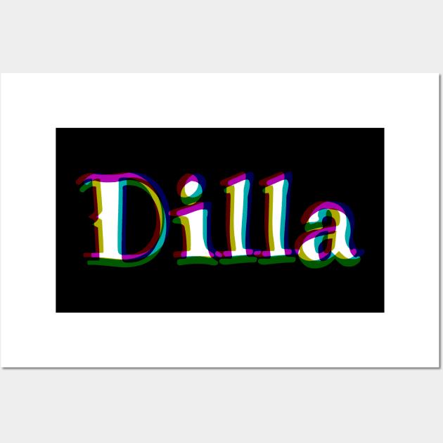 Dilla Glitch Wall Art by Brono